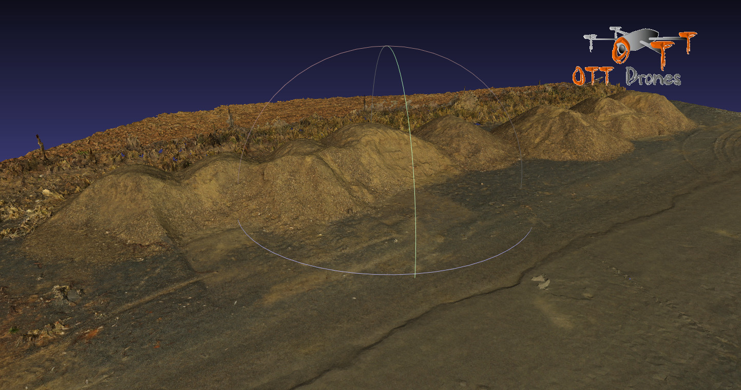 3D gravel stockpile 3D gravel stockpile